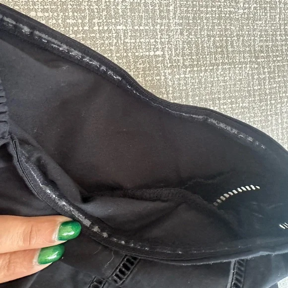 Abercrombie & Fitch Midi Dress Sz M Tall Smocked Waist Flowy Summer Dress Black - Picture 9 of 16